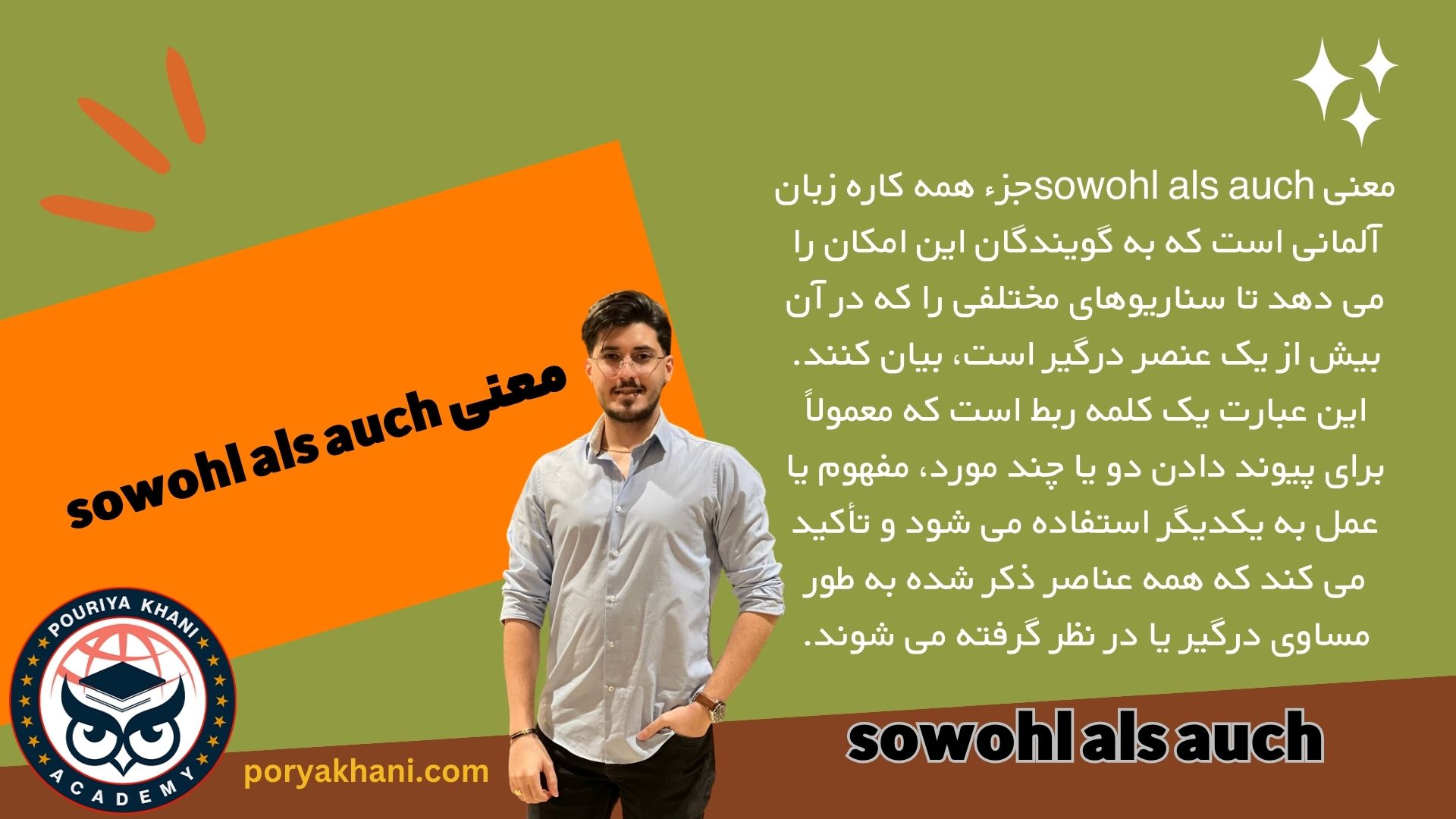 معنی sowohl als auch